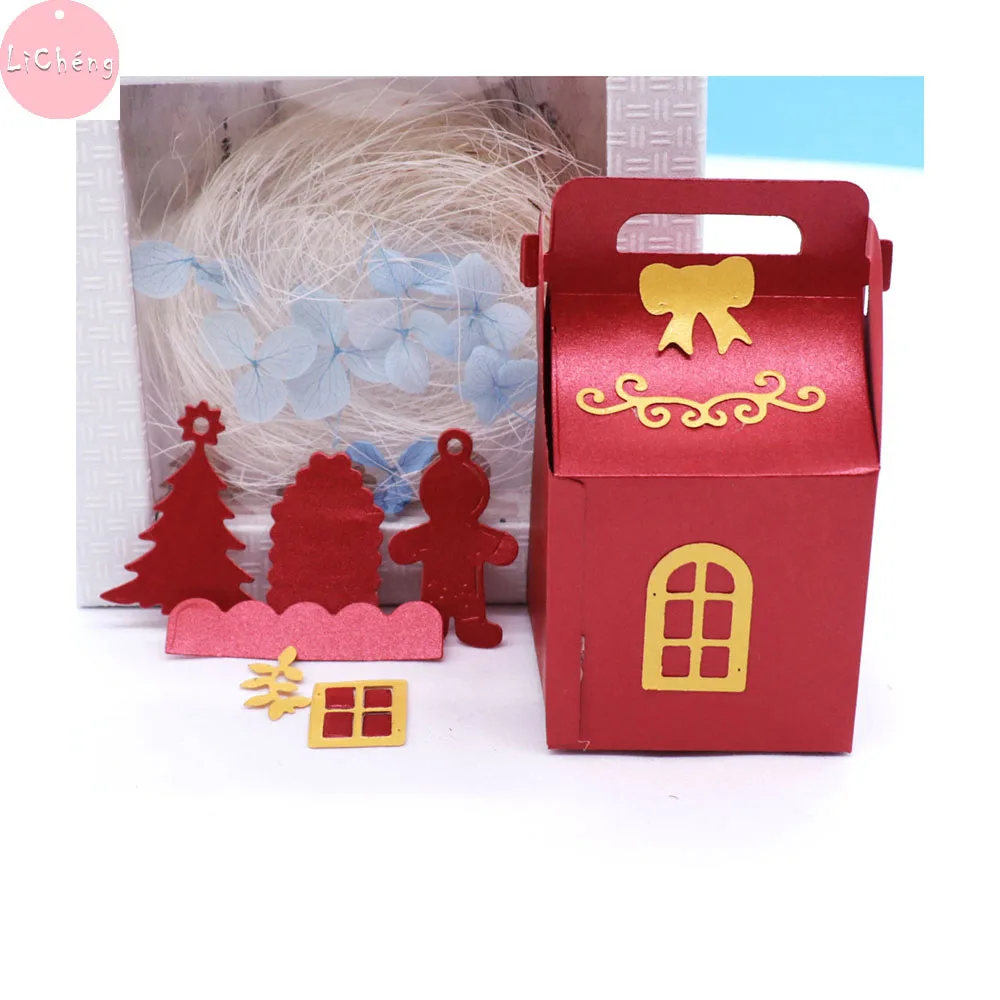 Коробка для конфет металлический Трафаретный вырубной штамп Скрапбукинг папки