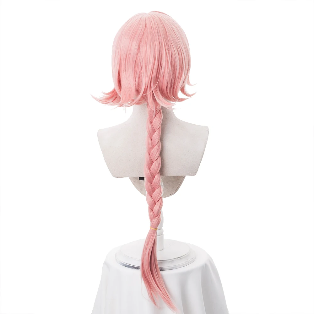 Парик для косплея Fate Apocryph Astolfo термостойкие синтетические волосы розового и