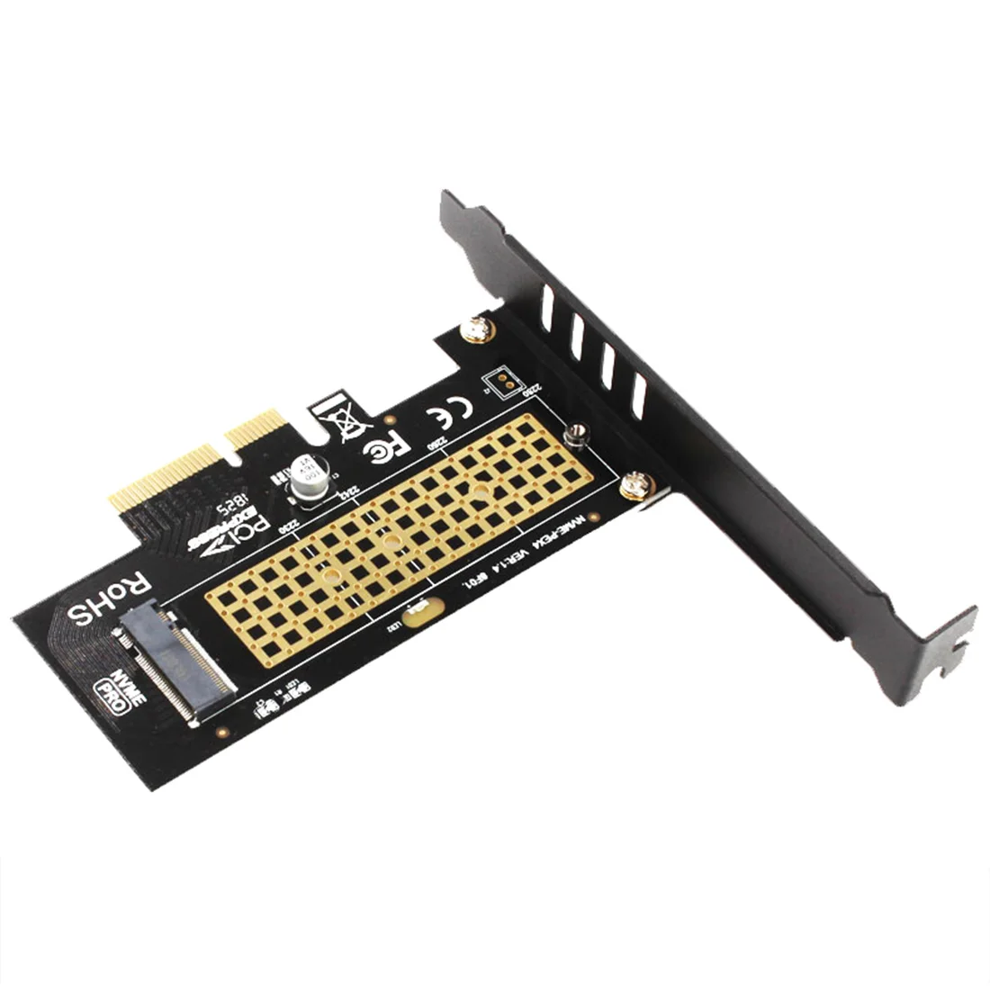 JEYI SK4 Pro M.2 для NVMe SSD w радиатор PCIE X4 адаптер M ключ интерфейсная карта поддержка PCI