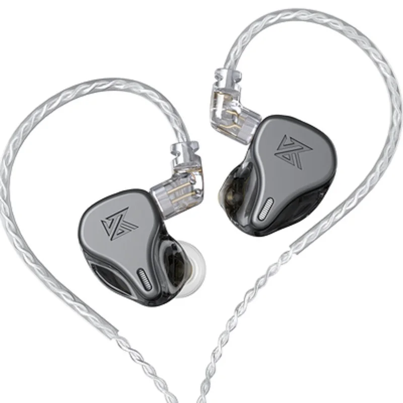 Наушники-вкладыши KZ DQ6 3DD Hi-Fi музыкальная Спортивная гарнитура с 2PIN кабелем TRN ZAX ZSX