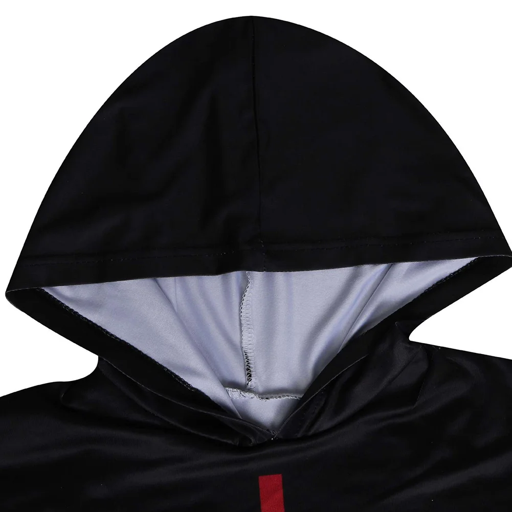 Черный средневековый монах костюм священника пальто накидка с капюшоном Мрачный