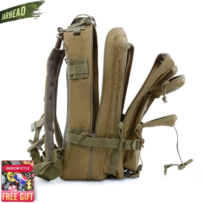 Outdoor 3P Tactical Backpack Military 900D Oxford Sport Bag Camping Climbing Rucksack Men's Traveling Hiking Fishing Bags | Спорт и