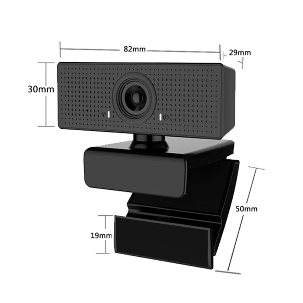 

HD 1080P C60 200W Pixels Webcam PC WebCamera With USB Rotatable Cameras For Live Broadcast Video Calling Conference Work W/Mic