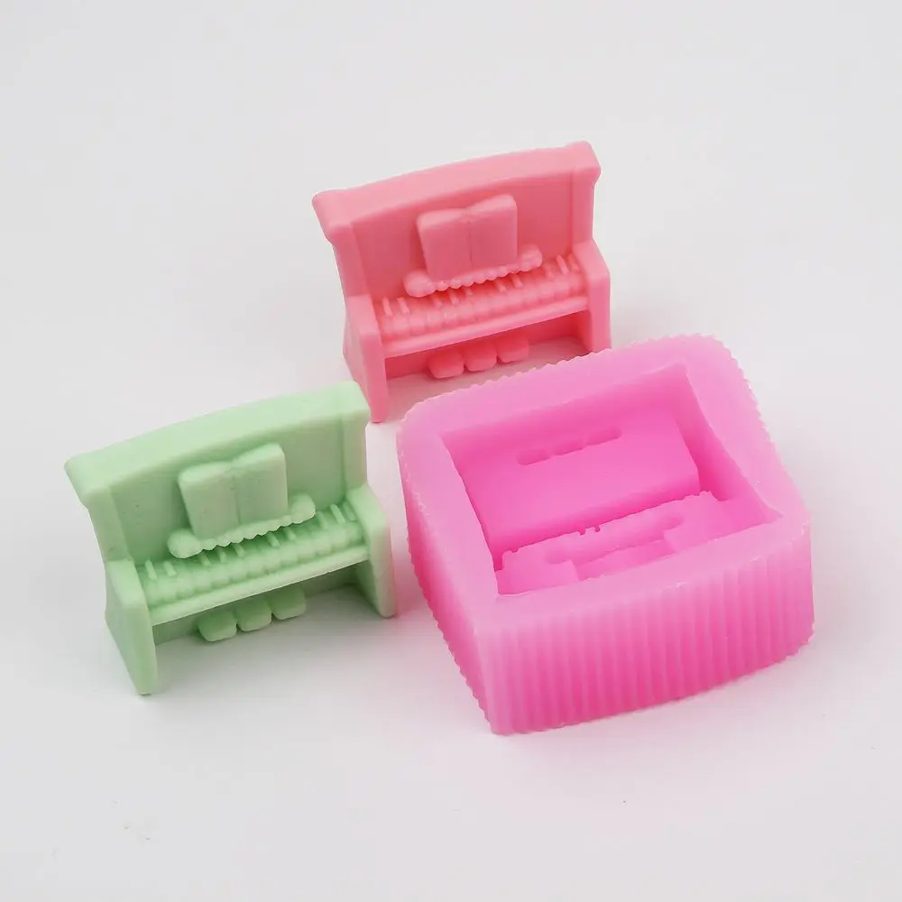 

Mini Piano Shaped Silicone Molds Soap Candle Mold Fondant Cake Moulds Cake Decoration Tools
