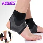 Бандаж AOLIKES эластичный для поддержки лодыжки, профессиональная защита для суставов лодыжки, для бега, велоспорта, фитнеса