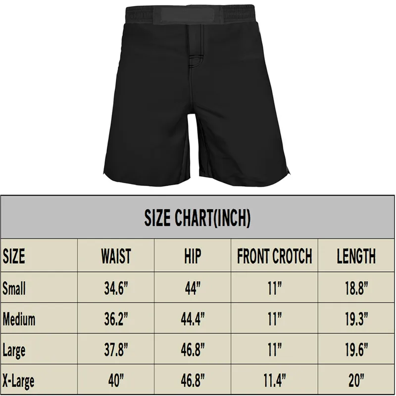 

Men MMA Shorts Custom Design Jiu Jitsu Full Printing BJJ Judo Shorts Muay Thai Trunks