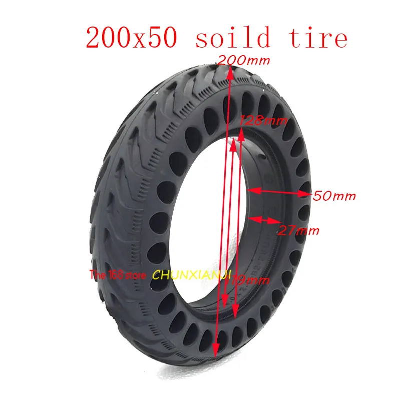 Взрывозащищенные бескамерные шины для электровелосипеда скутера 8 дюймов