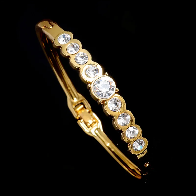 Модные золотые браслеты на запястье свадебные ювелирные изделия Дубай с