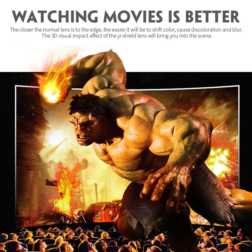 2 шт. новые модные Универсальные 3d очки красного и синего цвета пластиковые для