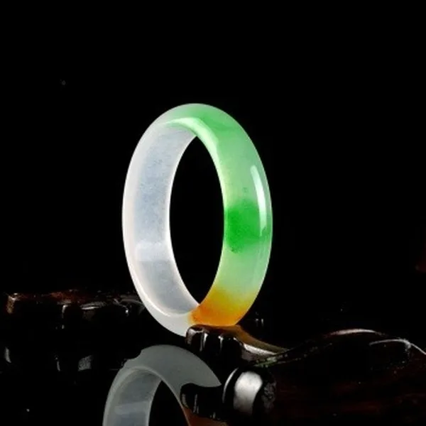 Настоящий натуральный трехцветный нефритовый браслет очаровательные ювелирные