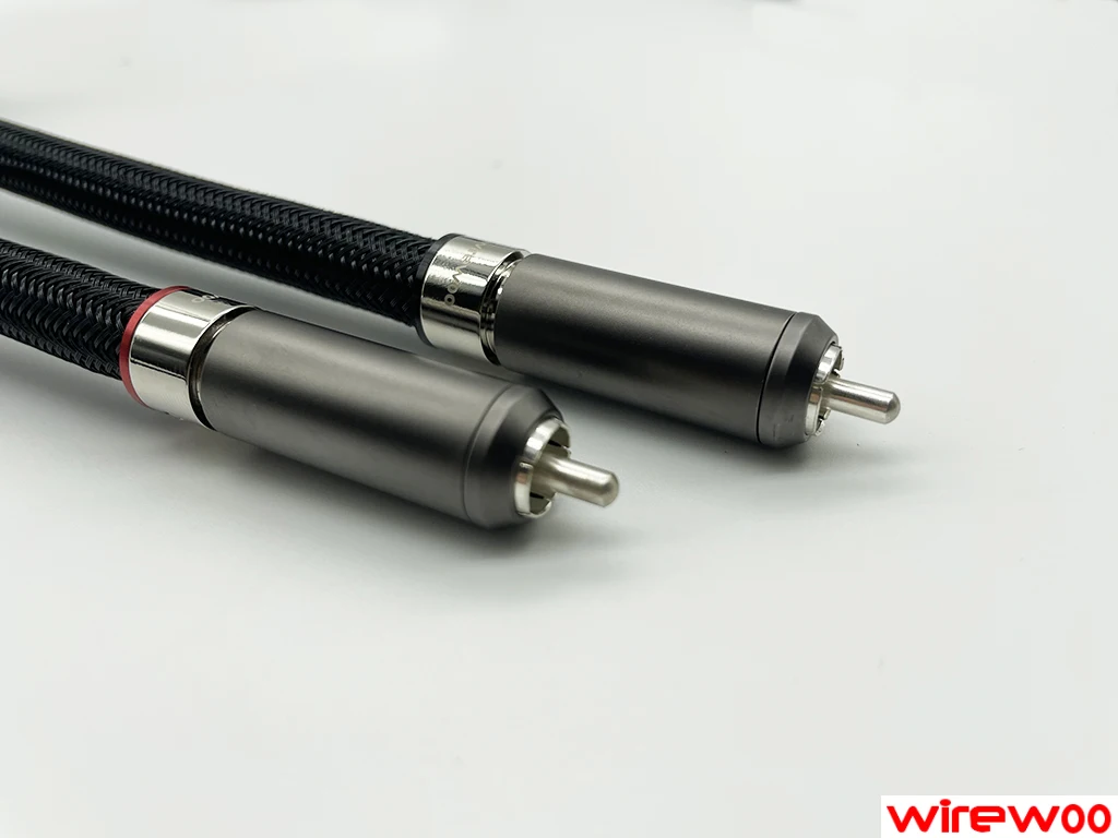 Wirewoo 918 чистый серебряный RCA аудио кабель