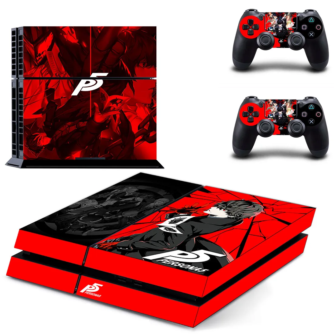 

Persona 5 P5 PS4 Stickers Play station 4 Skin Sticker Decals Cover For PlayStation 4 PS4 Console & Controller Skins Vinyl