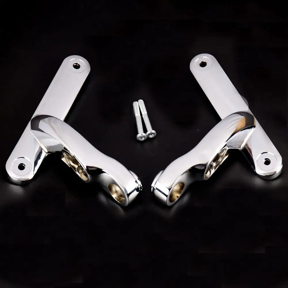 

4,5-дюймовый кронштейн для крепления корпуса, кольцевой кронштейн для вспомогательной противотуманной лампы ближнего света, детали мотоцикла для Harley Street Glide FLHX