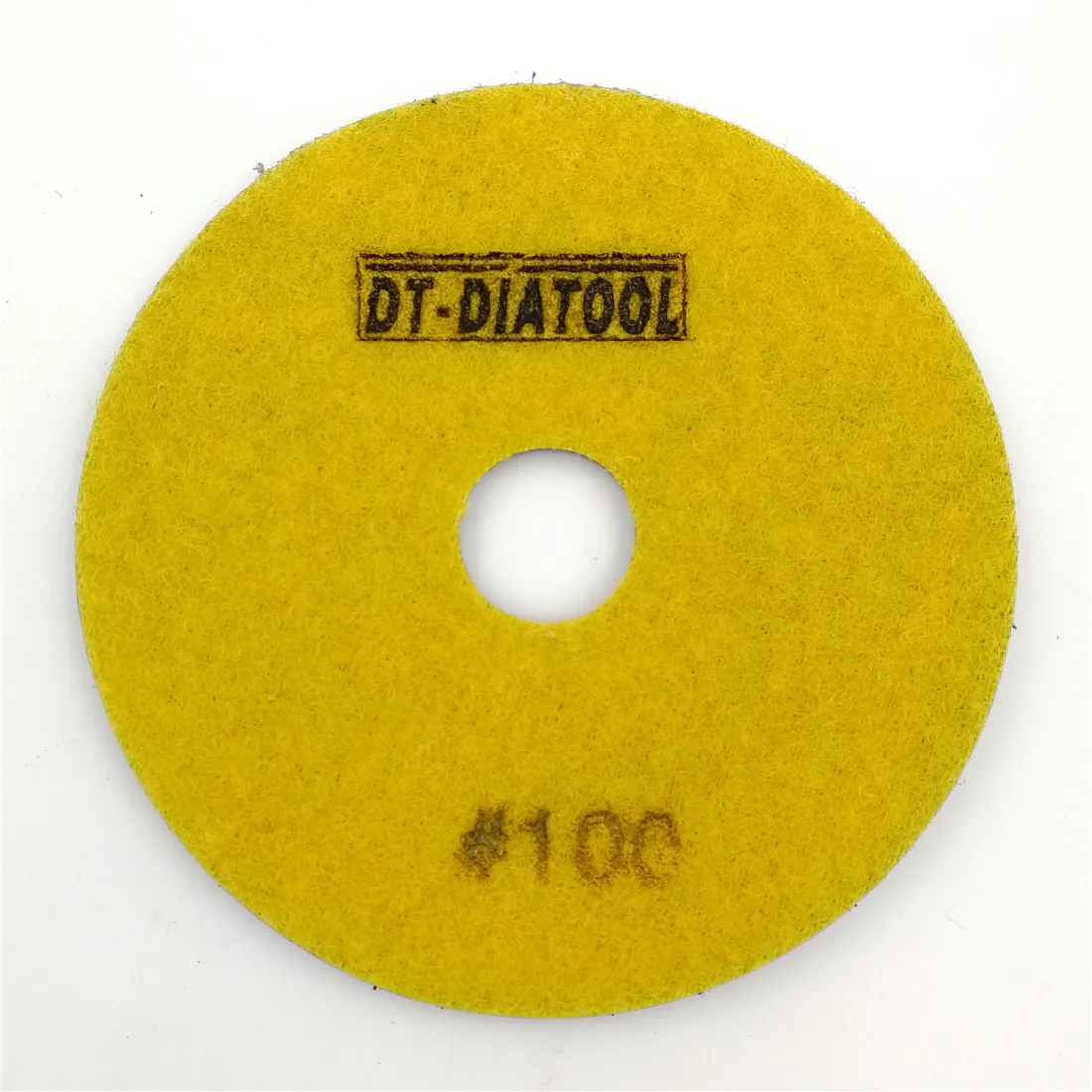 

DT-DIATOOL 10pcs/pk 100# Diamond polishing Disc Pads Granite Marble Concrete Stone flexible Wet High Quality for Polisher