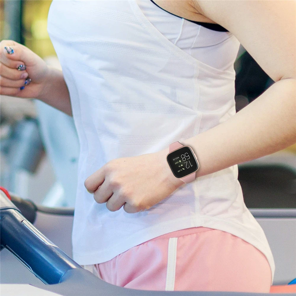 Аксессуары ремешок для Fitbit Versa 2 мягкий силиконовый тонкий узкий сменный Браслет для Fitbit Versa/Versa 2 Band