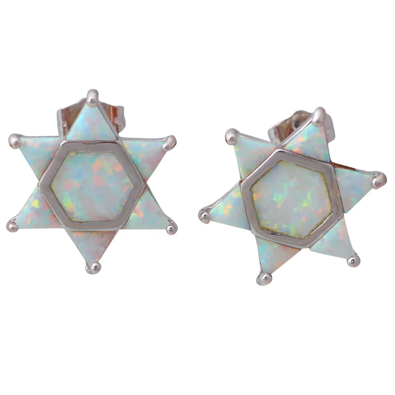 Серьги клипсы цветок фиолетовый кубический циркон серебряные модные серьги для