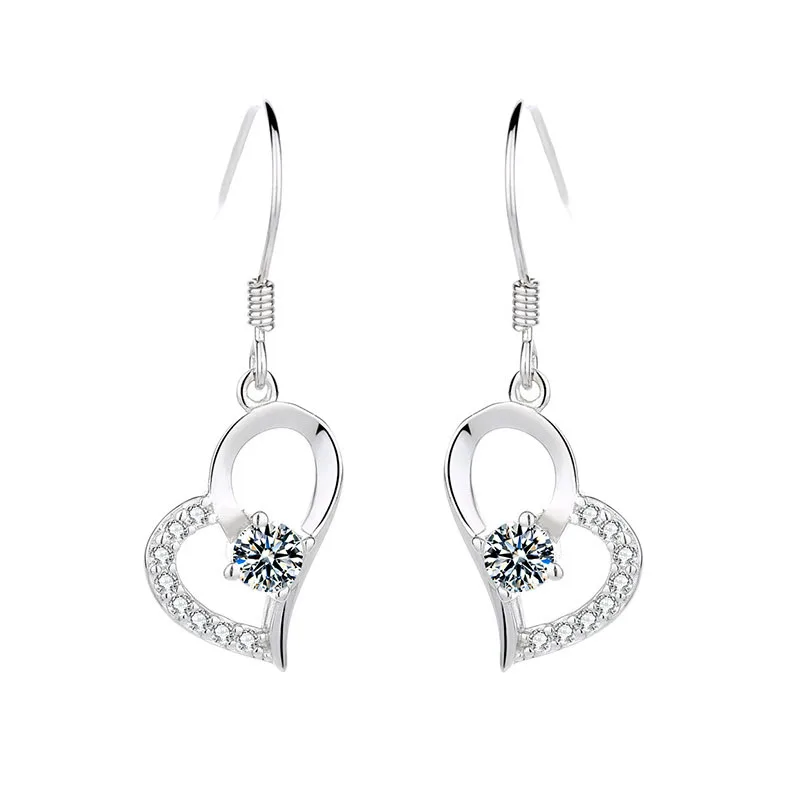 Женские ажурные серьги FUN BEAUTY ювелирное изделие из стерлингового серебра 925 пробы