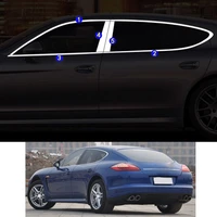 for porsche panamera 2010 2011 2012 2013 2014 2015 2016 car sticker garnish pillar window middle strip trim frame hoods