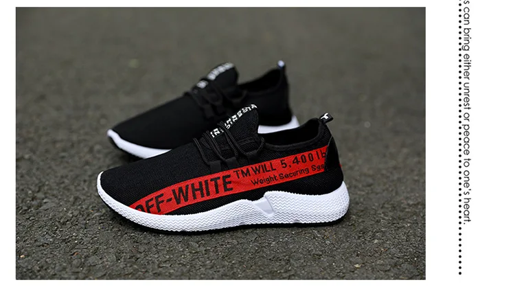 Autumn New Style Men Shoes Fashion Casual Mesh Shoes Stylish Rubber Shoes Sneakers Low Top Breathable Korean-style Running