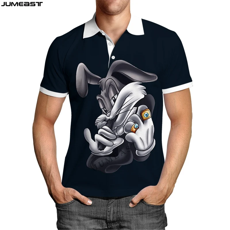 

Футболка-поло Мужская/Женская, большого размера, в стиле хип-хоп