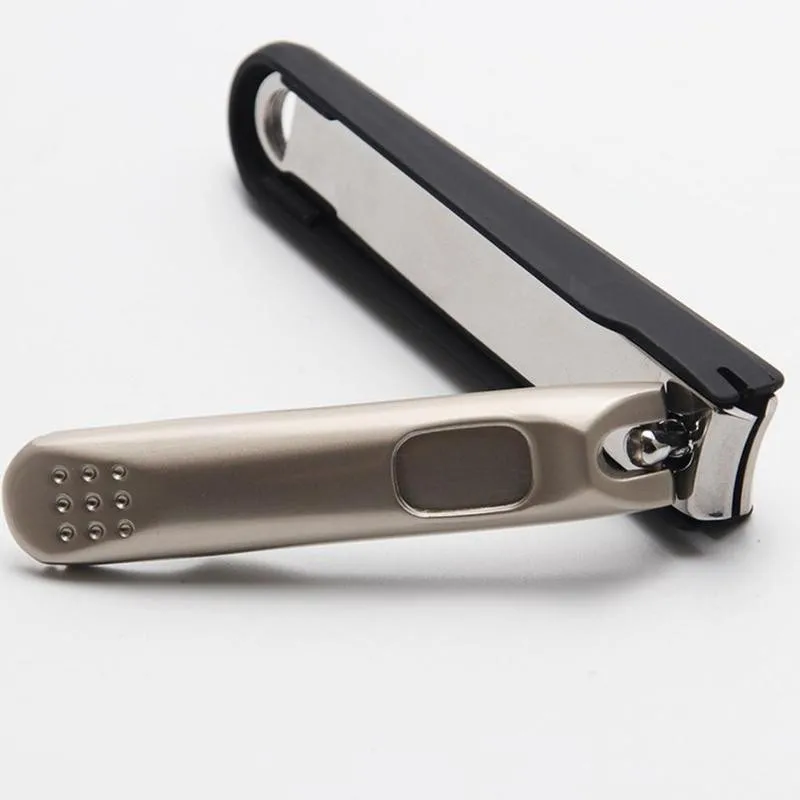 

Anti-Splash Nail Clippers Manicure Accessories Portable Steel Cutting Anti-slip Nail Stainless Tools P8P4