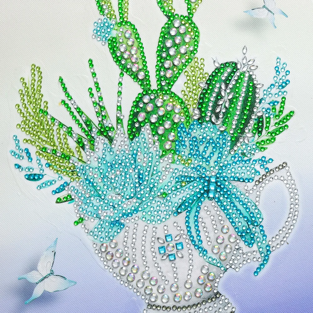 

DIY Special shaped Diamond Painting Flower Diamond Embroidery Mosaic Butterfly Landscape Picture Of Rhinestone Home Decoration
