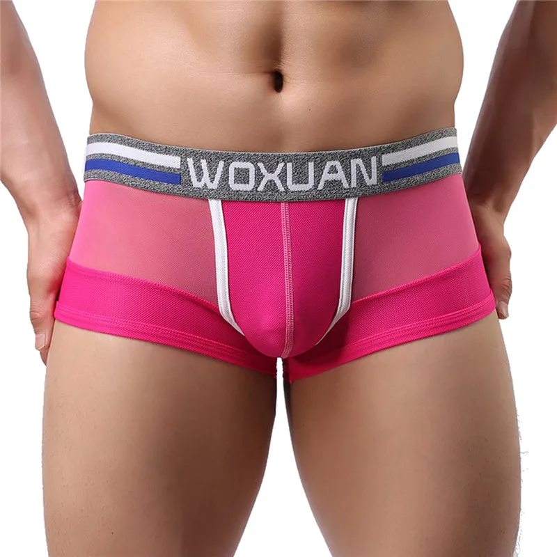 Трусы боксеры мужские с низкой посадкой пикантное нижнее белье плавки бикини|cueca