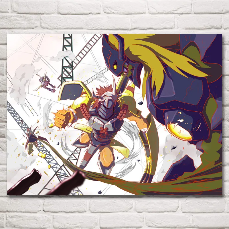 Foocome Digimon Adventure Sora Takenouchi аниме искусство шелковые картины для гостиной настенные