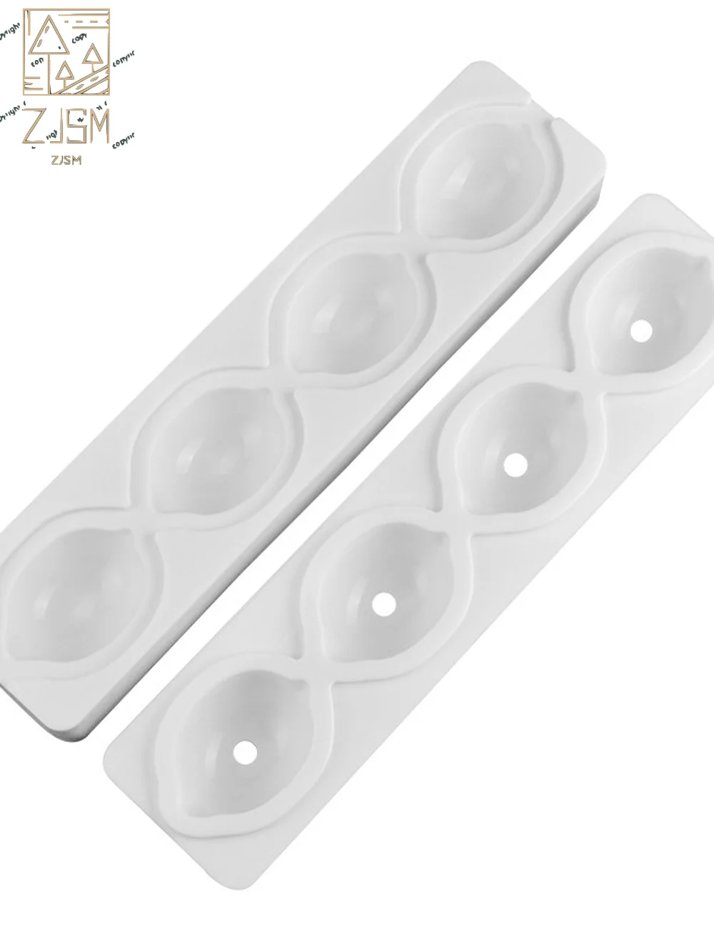 

4 Cavities Lemon Silicone Mold Brownies Cake Molds Baking Dessert Cake Decorating Tools