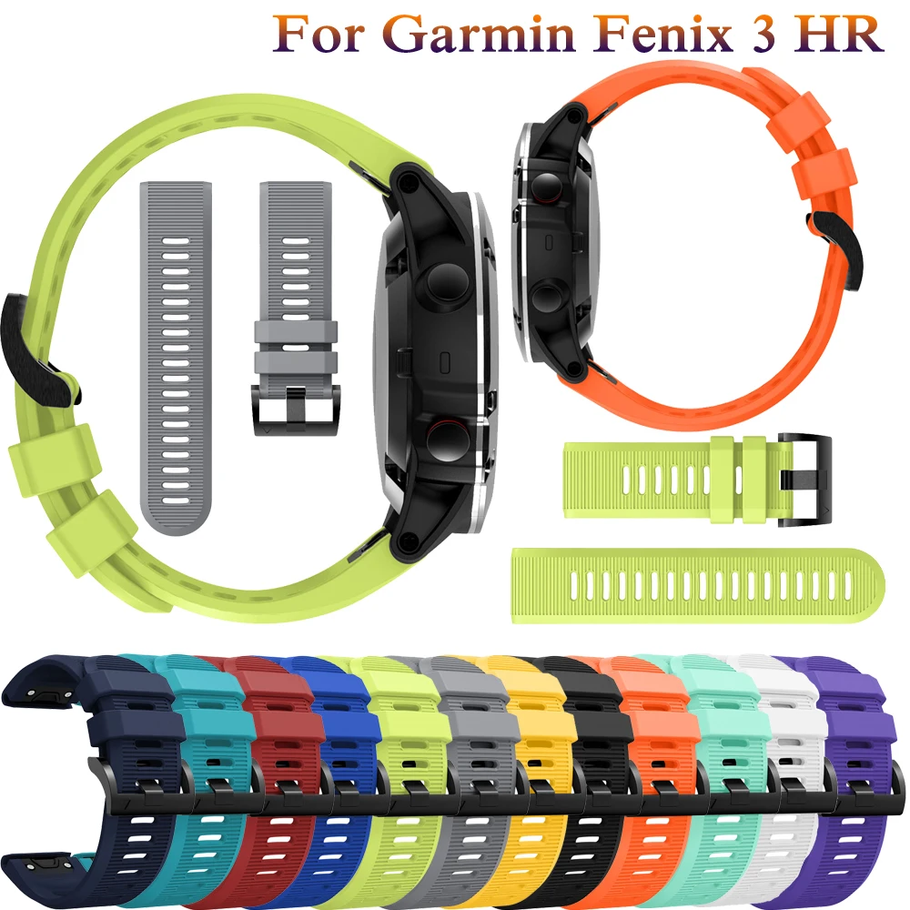 

Ремешок силиконовый для смарт-часов Garmin fenix 5X 6X, быстросъемный браслет для Garmin Fenix 3 HR