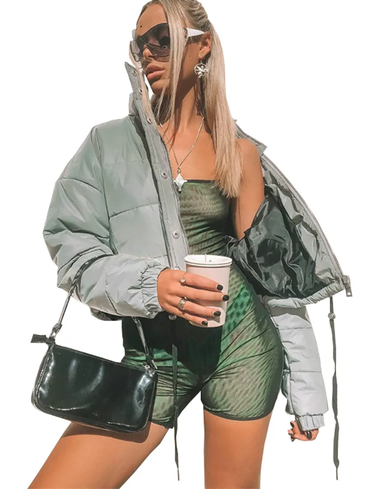 Женское облегающее болеро из хлопка с длинным рукавом зимние куртки-пуховики со