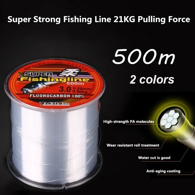 Fishing Line Super Strong Nylon Not Fluorocarbon Tackle Non-Linen Multifilament  Fishing Line 100/200/500M рыбалка 1