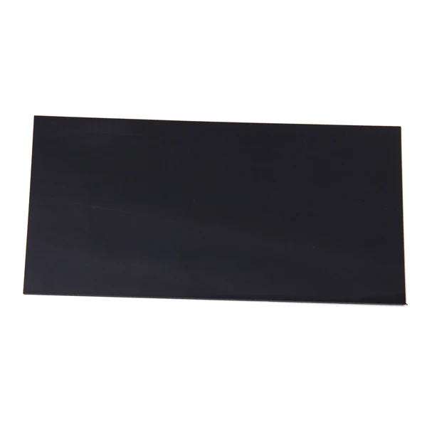 

Tooyful High Quality 1Pc ABS Guitar Headplate Veneer Headstock Head Shell Sheet Parts Plastic Black for Professional Luthier