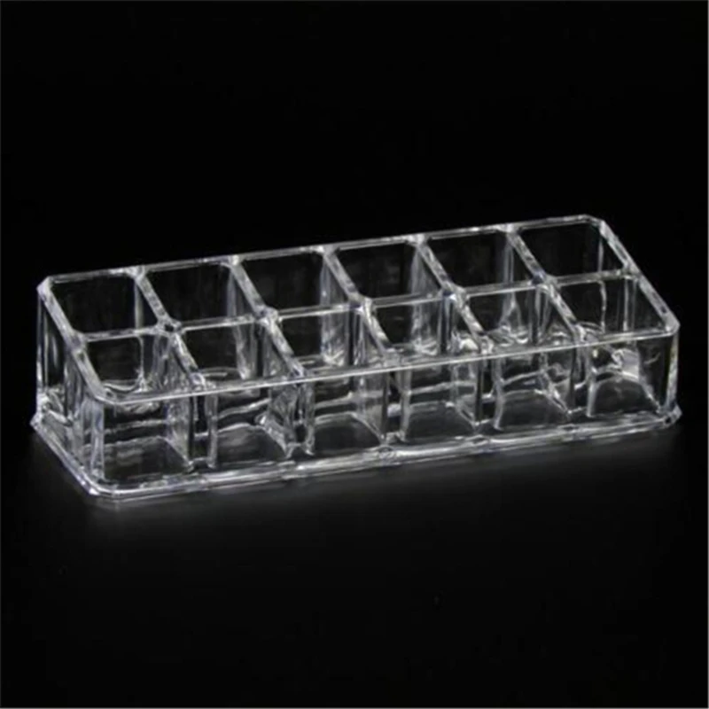 12 Маникюр для ногтей сетка полировки макияж стенд акриловый прозрачный