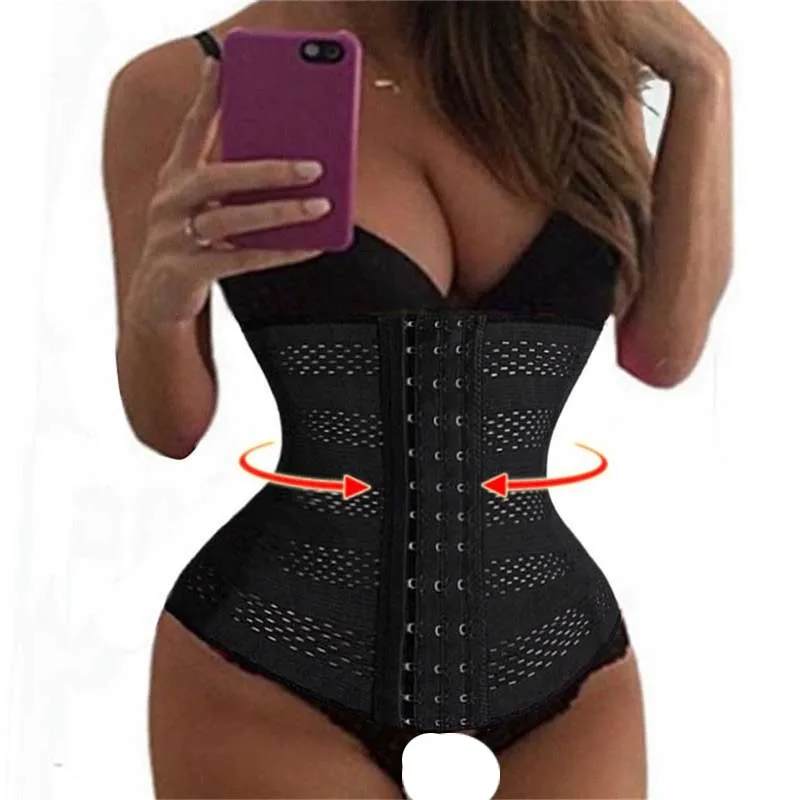 

Waist Trainer Corsets And Bustiers Latex Cincher Girdles Shapewear Slimming Belt Body Shaper Fitness Corset Sheath Plus Size XXL