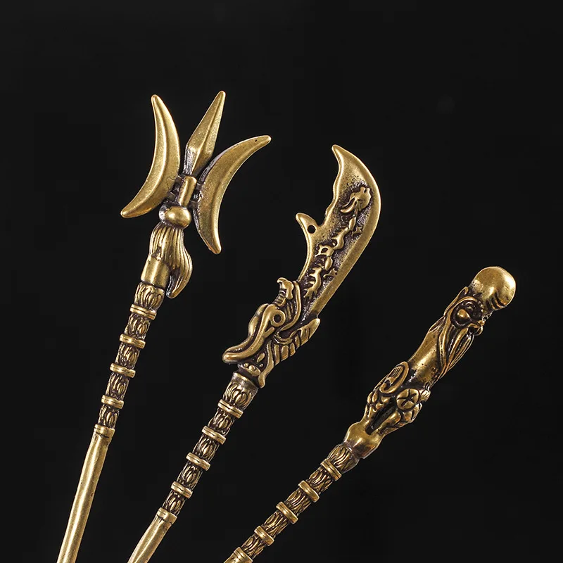 

Carved Cigar Pass Needle Brass Cigar Smoker Portable Dredge Loose Perfect Cigar Draw Portable Cigar Accessories Best Gift