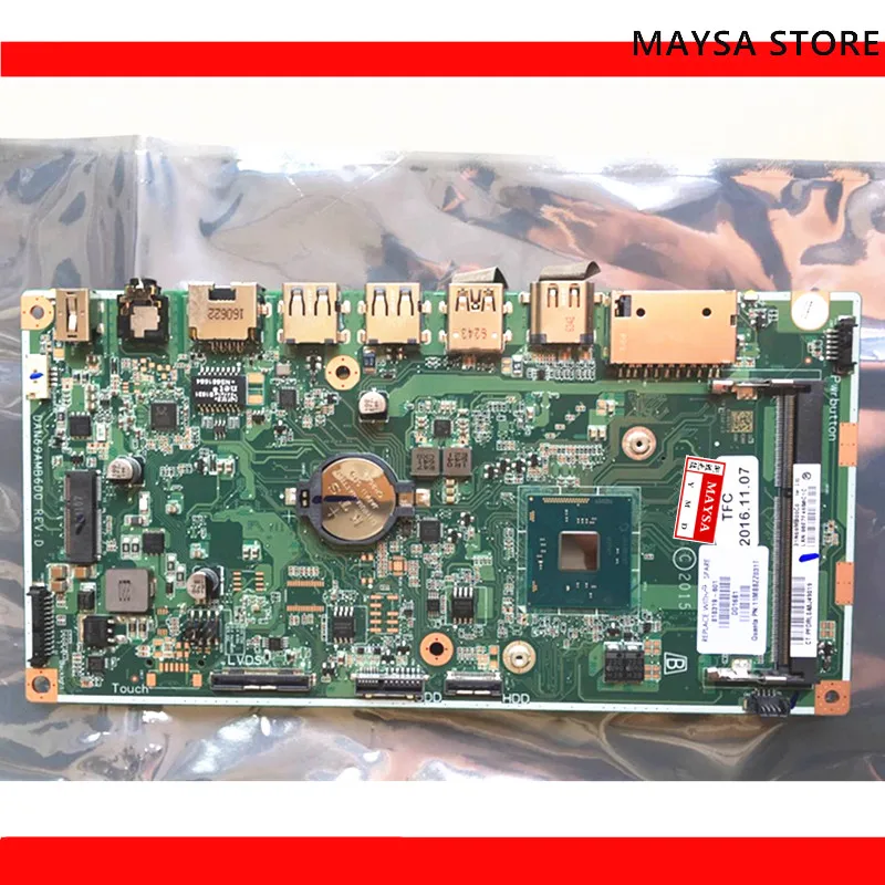 Материнская плата 818319-501 для серии HP 20-e 818319-001 818319-601 Dan69amb6d0 все функции полностью