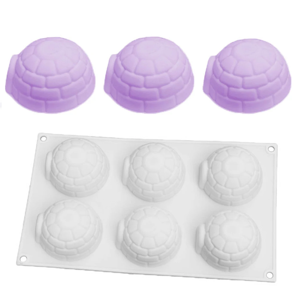 6 полостей новая силиконовая форма для торта Igloo шифоновая мастики помадки