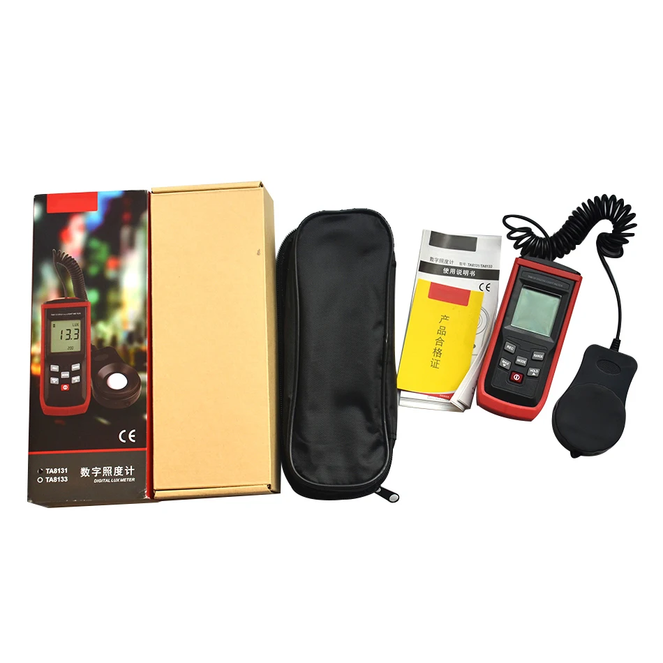Цифровой ЖК измеритель освещенности TA8131 100000Lux|light meter lux|light meterme light |