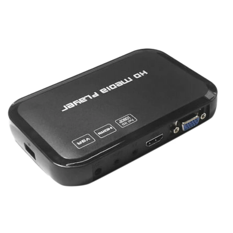 Мультимедийный плеер Full HD HDMI + VGA AV USB SD HDD с H.264 MKV DixV MPEG 2 TS AMS 1080P WMV9 европейской