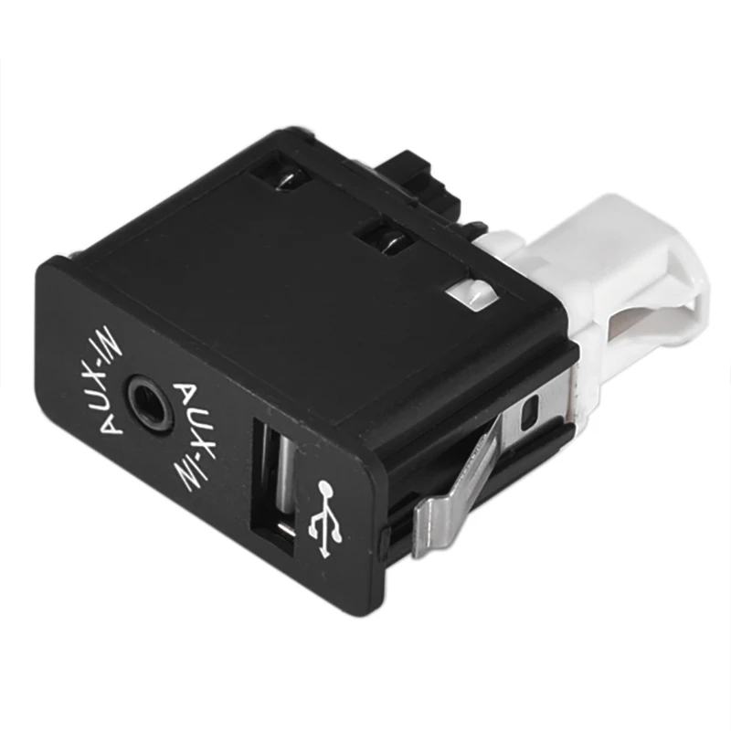 

For BMW E63 E81 E87 E90 F10 F12 E70 X1 X3 X5 USB AUX Auxiliary Input Socket Car USB AUX in Plug Auxiliary Input Socket Adapter