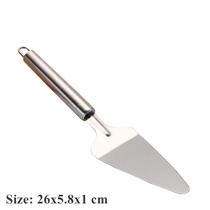 

Stainless Steel Cake Pizza Shovel Knife Butter Knife Cheese Dessert Cutlery Bakeware Cake Spatula Tool Baking Pastry Spatulas