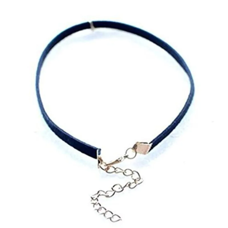 Женское бархатное ожерелье Jewery металлический треугольный кожаный ошейник