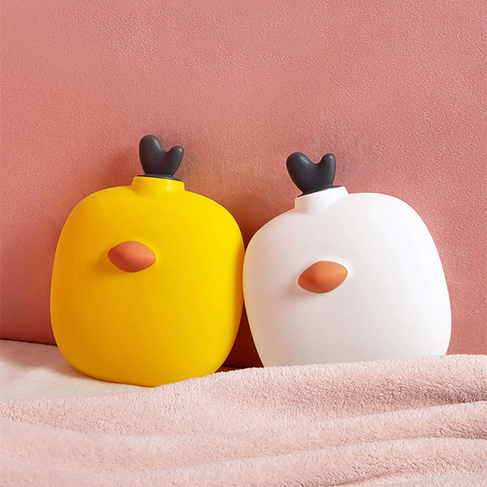 

Water Heating Hand Treasure Food Grade Silicone Explosion Proof Orange Thickened Thickening Comfortable Warm Belly