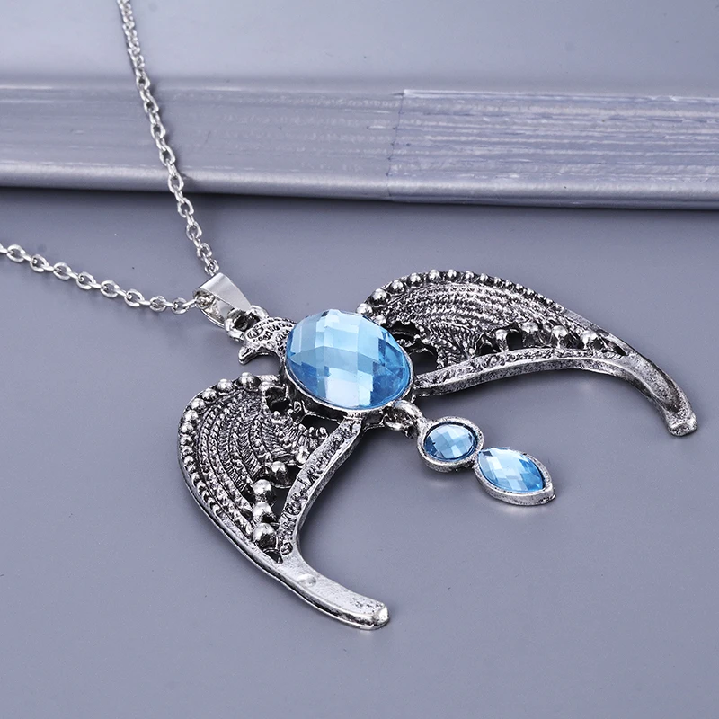 Модные ювелирные изделия Винтаж Шарм Поттер Ravenclaw Орел корона ожерелье для мужчин и женщин