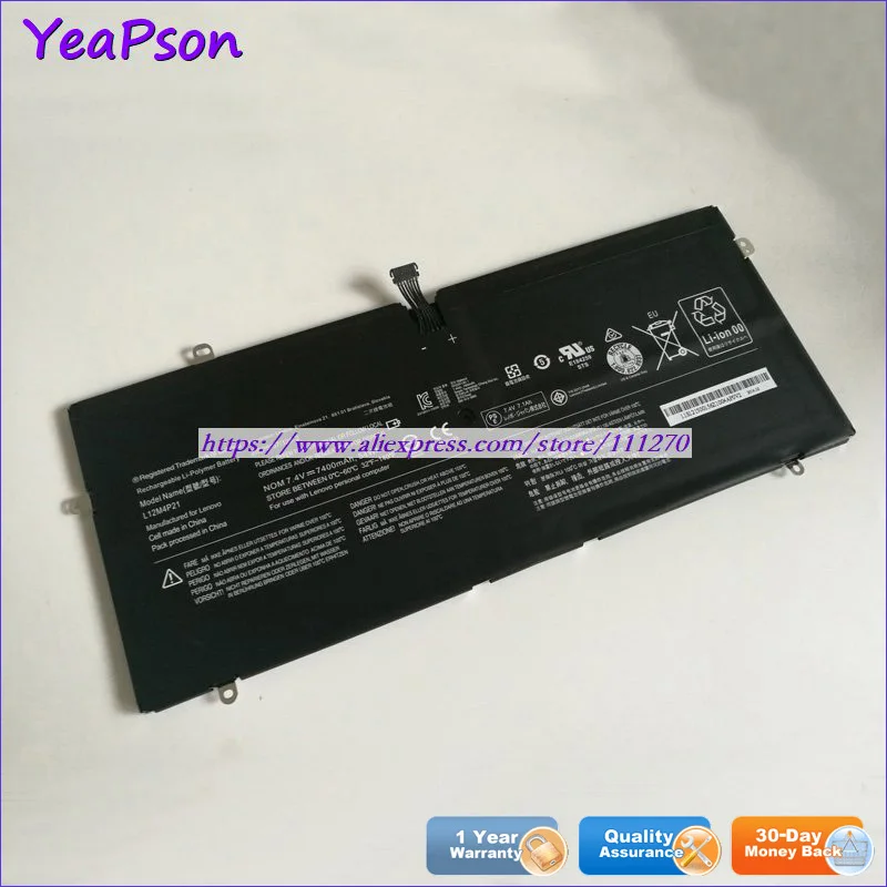 Yeapson 7 4 в 7400 мАч подлинный L12M4P21 21CP5/57/128-2 Аккумулятор для ноутбука Lenovo | Компьютеры и