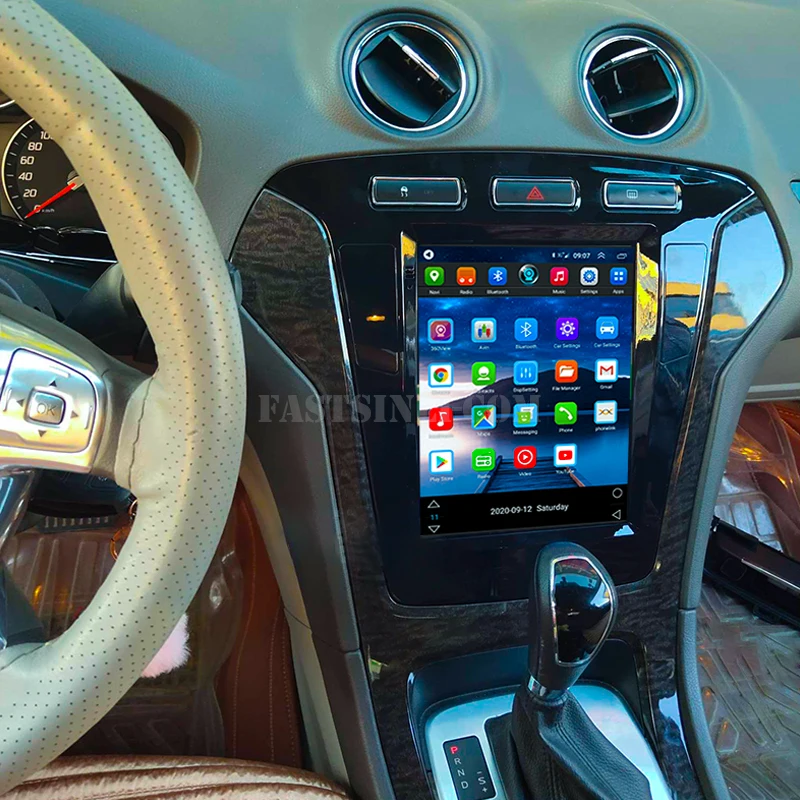 Автомобильный GPS-навигатор на Android для Ford Mondeo 2011-2015 в стиле Tesla мультимедийная
