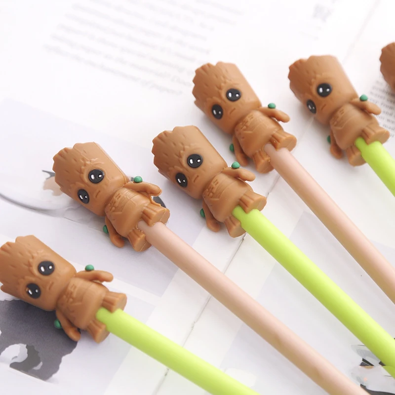 12 шт. гелевая ручка милый мультяшный цветочный горшок Детская для письма