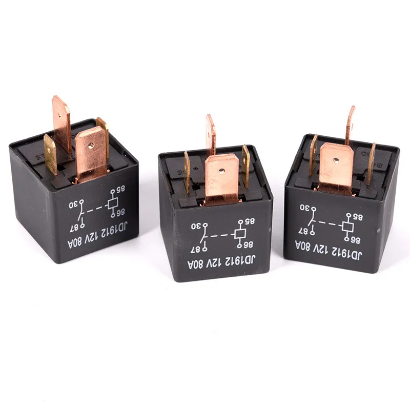 4Pin DC 24V 12V 80A JD1912 автомобильное реле водонепроницаемый сверхмощное новое|Кабели