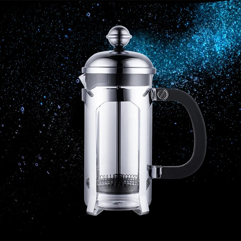 Французский пресс для кофе/чая заварки кофейник чайник 1000 мл нержавеющая сталь